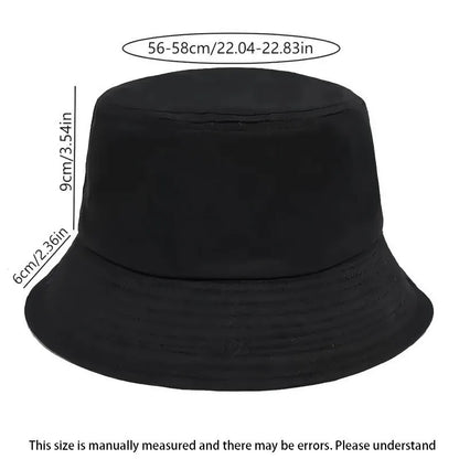 Washed Distressed Cotton Bucket Hat