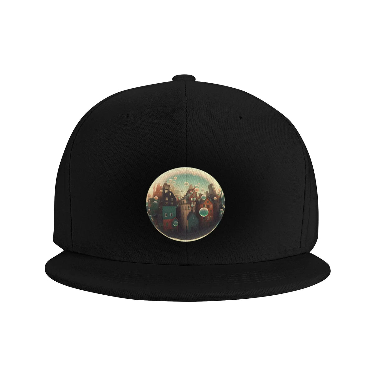 City In A Soap Bubble Ancient City Snapback Cap