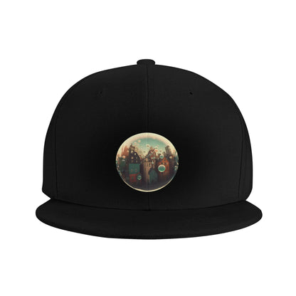 City In A Soap Bubble Ancient City Snapback Cap