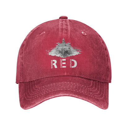 RED Friday Military Baseball Cap
