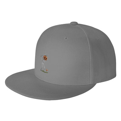 Fashion Pumpkin Skeleton Golf Halloween Snapback Cap