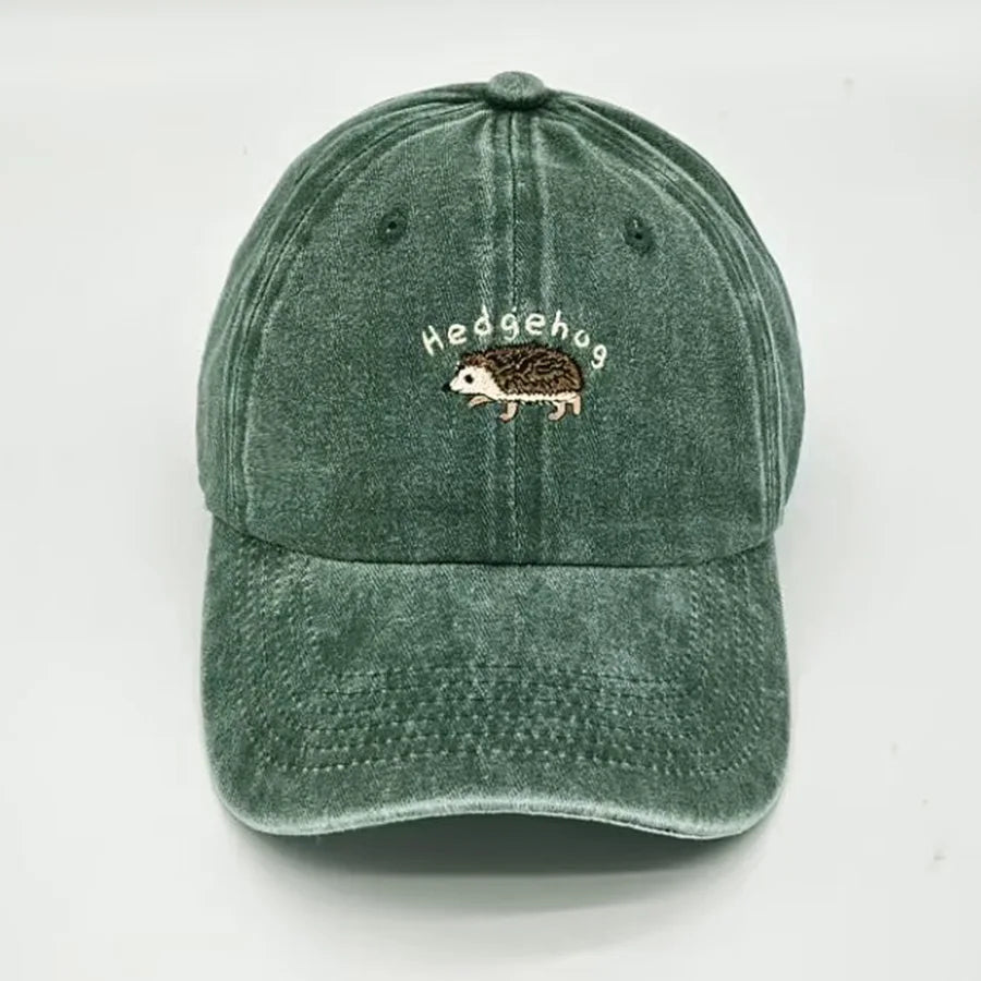 Vintage Embroidered Cotton Trucker Baseball Cap