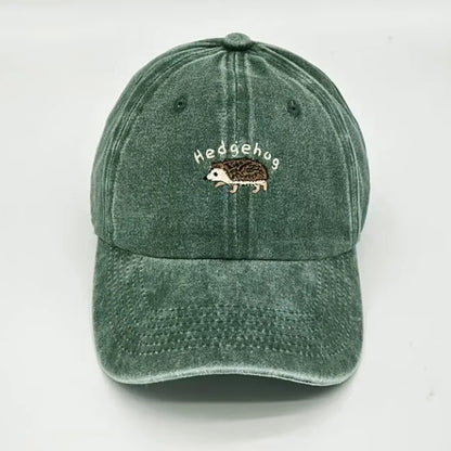 Vintage Embroidered Cotton Trucker Baseball Cap