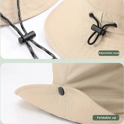 Foldable Waterproof 6cm Brim Outdoor Bucket Hat