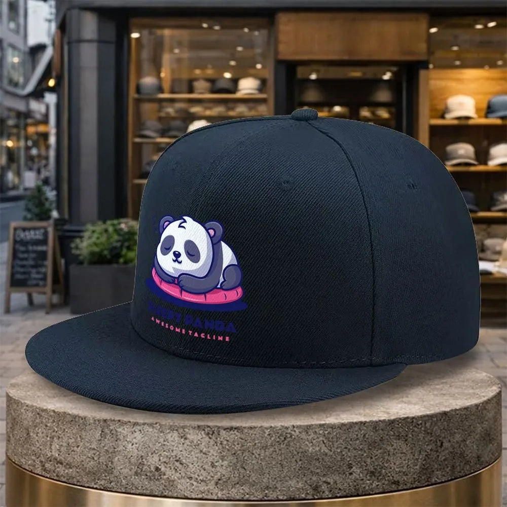 Sleepy Panda Snapback Cap