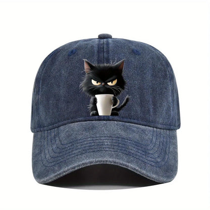 Cute Cat Print Sun Baseball Cap