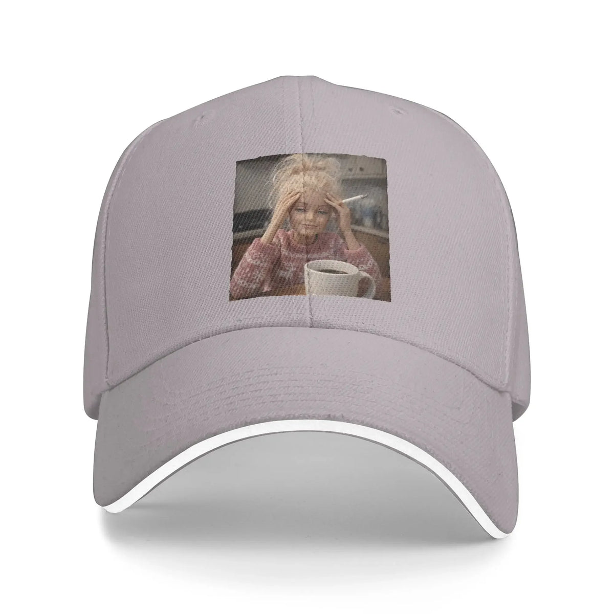 Distressed Doll Sarcasm Meme Retro Baseball Cap