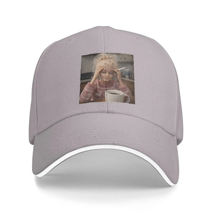 Distressed Doll Sarcasm Meme Retro Baseball Cap
