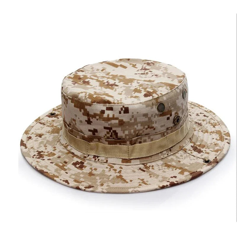 Woodland Camouflage Tactical Outdoor Boonie Bucket Hat