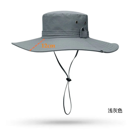 Waterproof Anti-UV Large Brim Bucket Hat