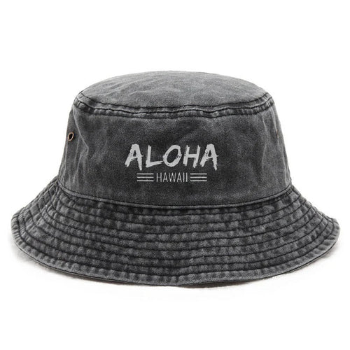 Vacation Cap Hats Spirit Cotton Washed Bucket Hat Vintage