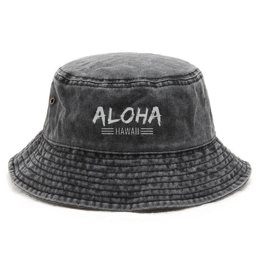 Vacation Cap Hats Spirit Cotton Washed Bucket Hat Vintage