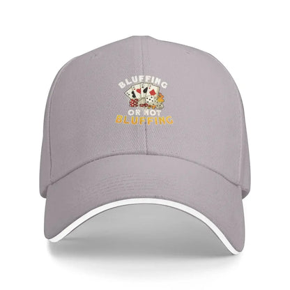Bluffing Or Not Fashion Luxury Baseball Cap