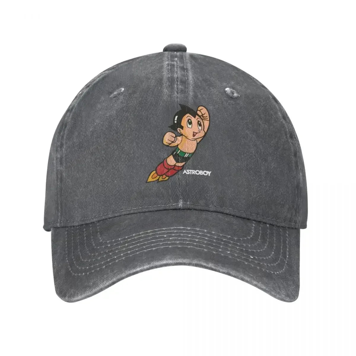 Astroboy Manga Distressed Snapback Baseball Cap