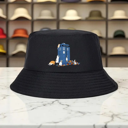 Time Travelers Print Unisex Bucket Hat Design