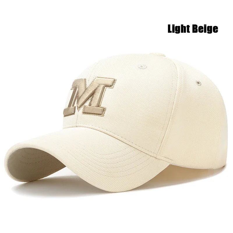 Fashion Men Women Letter Three Dimensional Embroidery Baseball Cap