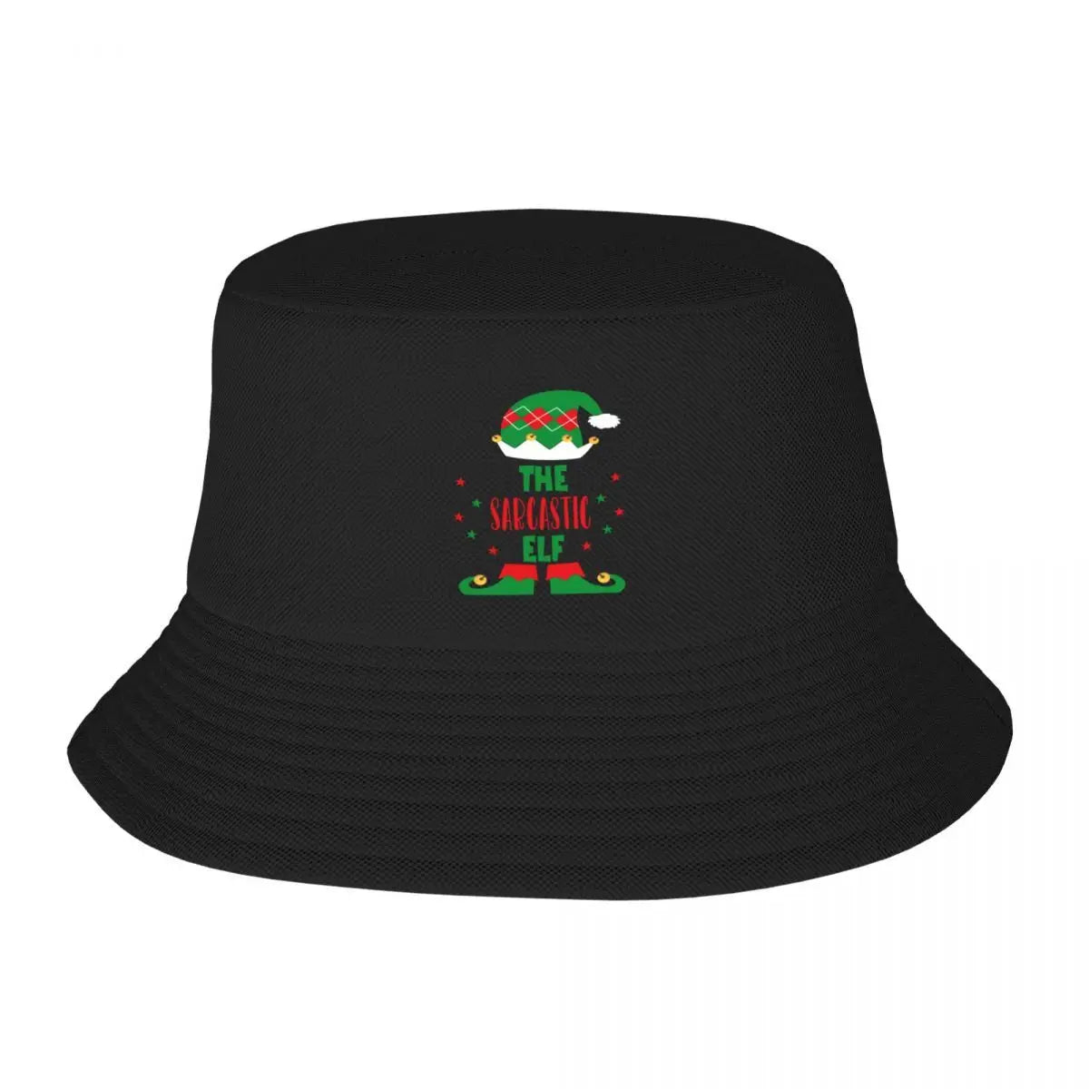 Sarcastic Elf Whimsical Christmas Creation Bucket Hat Women Men