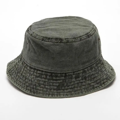 Vintage Washed Denim Bucket Hat
