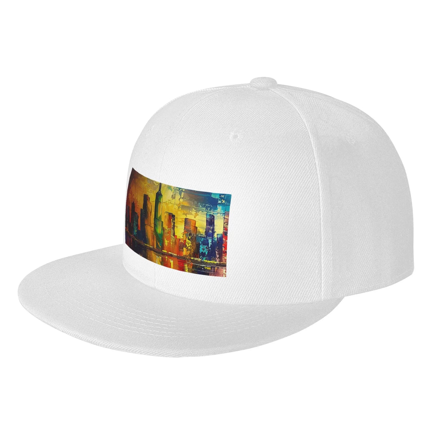 Fashion Sunset Lake Cityscape Art Snapback Cap