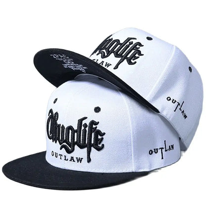 Thuglife Embroidered Adult Adjustable Hip-Hop Snapback Cap