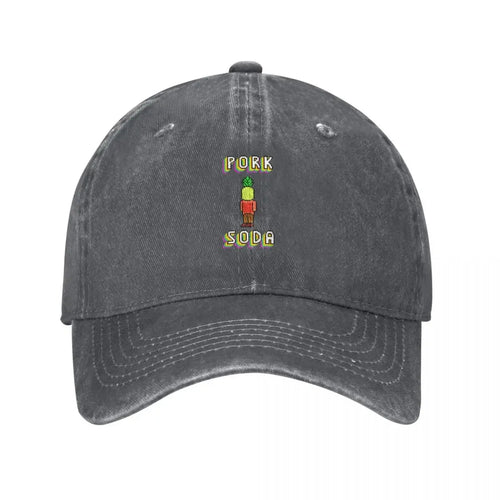 Pork Soda Pixels 1 Big Size Baseball Cap