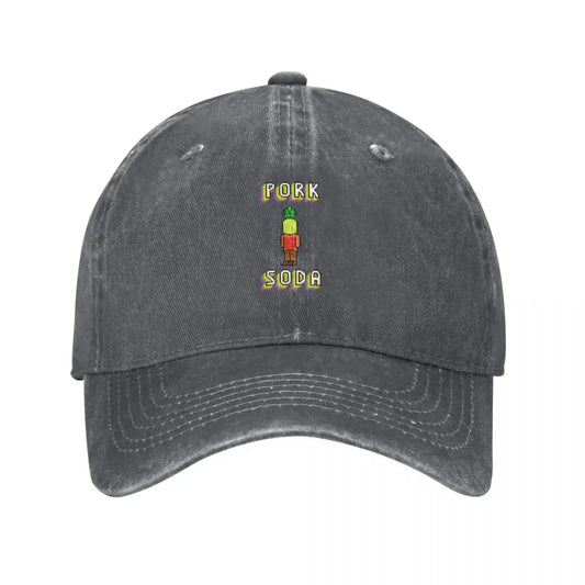 Pork Soda Pixels 1 Big Size Baseball Cap