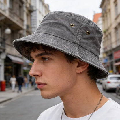 Vintage Washed Style Bucket Hats