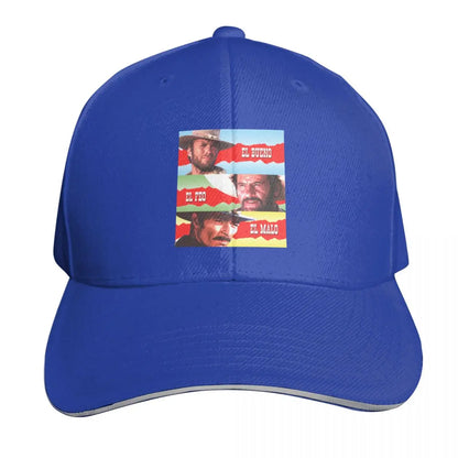 The Good Bad Ugly Faces Graphic Baseball Cap