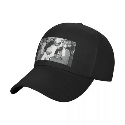 Sailor Kissing Times Square Poster Baseball Cap