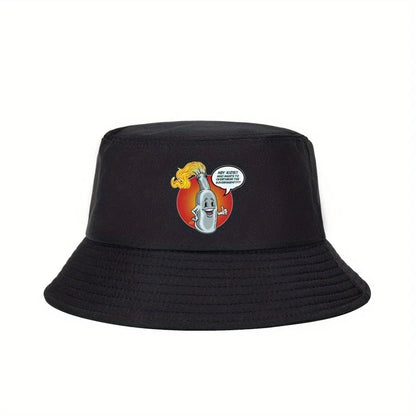 Mollie Roostertail Print Bucket Hat