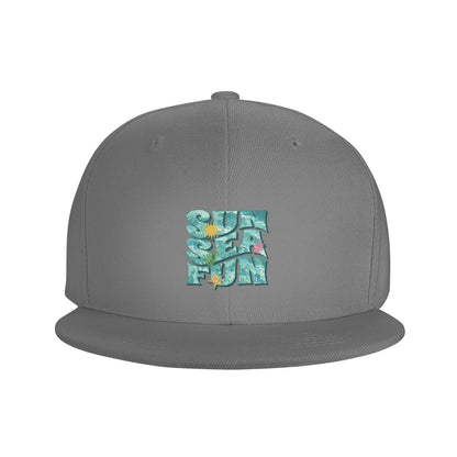 Sun Sea Fun Snapback Cap