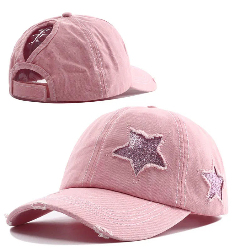 New High Ponytail Baseball Cap For Women Snapback Hat