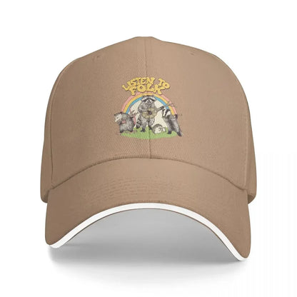 Listen To Folk Casual Polychromatic Adjustable Baseball Cap