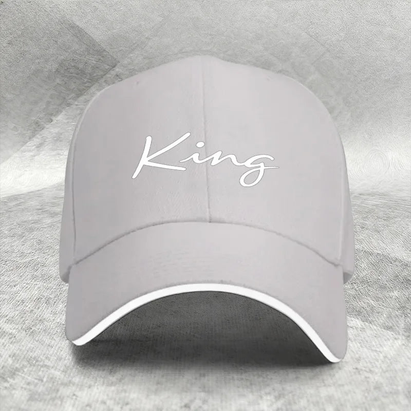King Script Cotton Baseball Cap