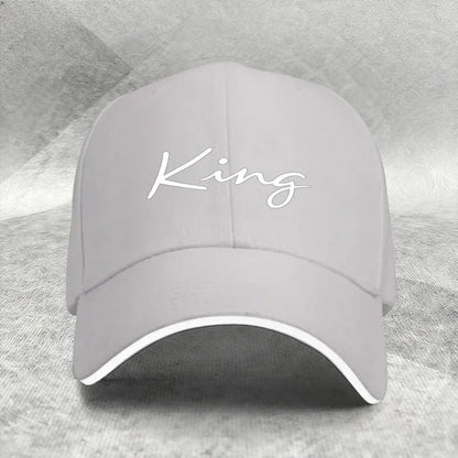 King Script Cotton Baseball Cap
