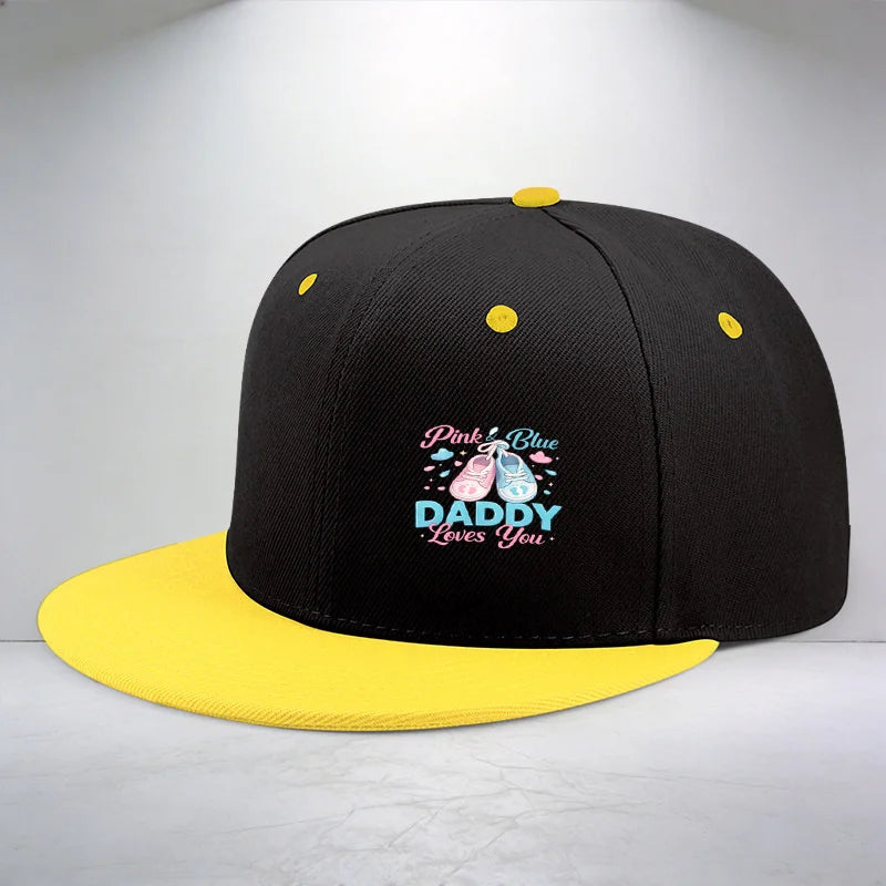1pc Daddy Loves You Pattern Printed Cap