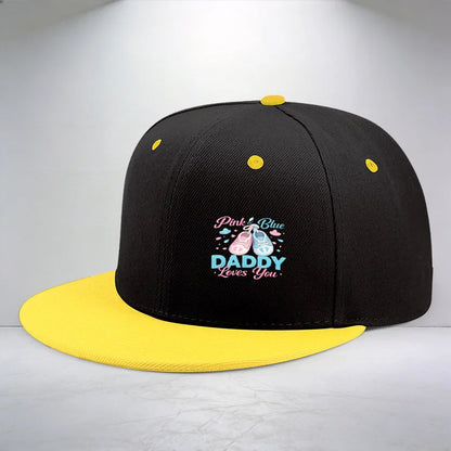 1pc Daddy Loves You Pattern Printed Cap
