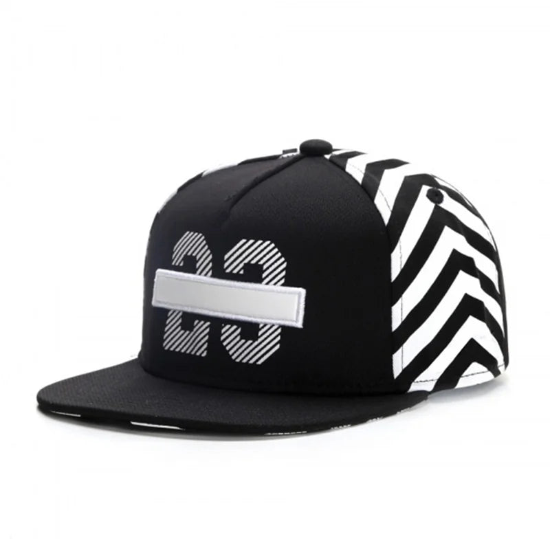 Digital Embroidered Luxury Unisex Hip-Hop Snapback Cap