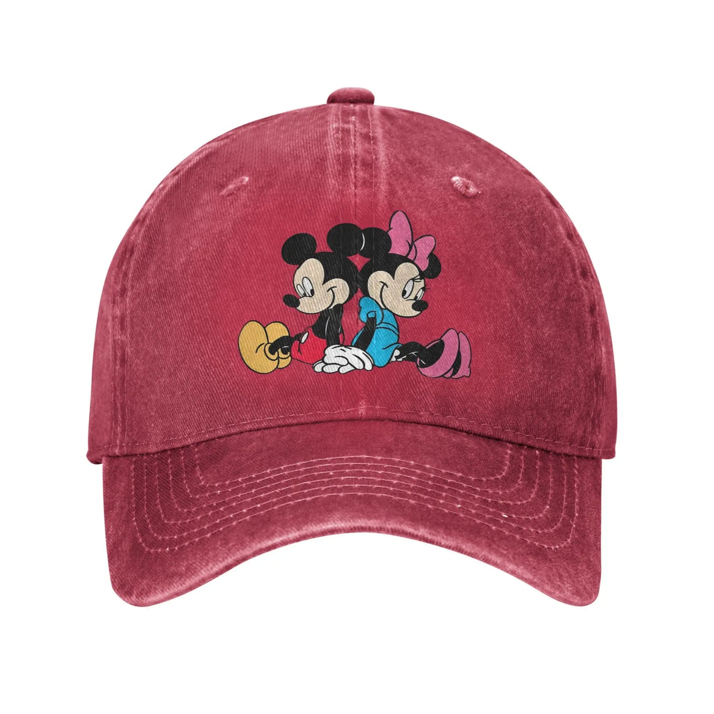 Mickey Minnie Washed Streetwear Baseball Cap