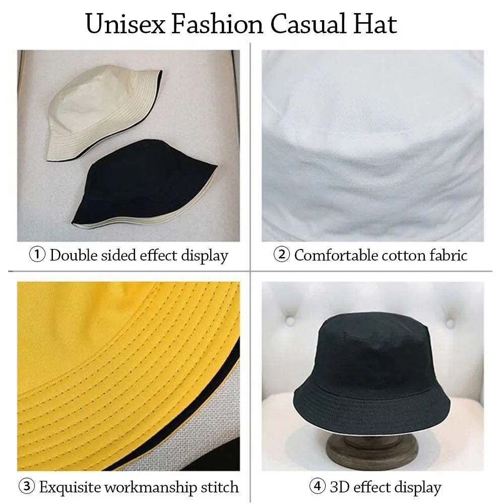 Double-sided Foldable Bucket Hat