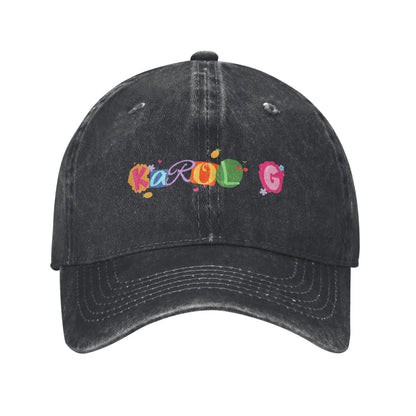 K-Karoled NMADST New Album Distressed Denim Baseball Cap