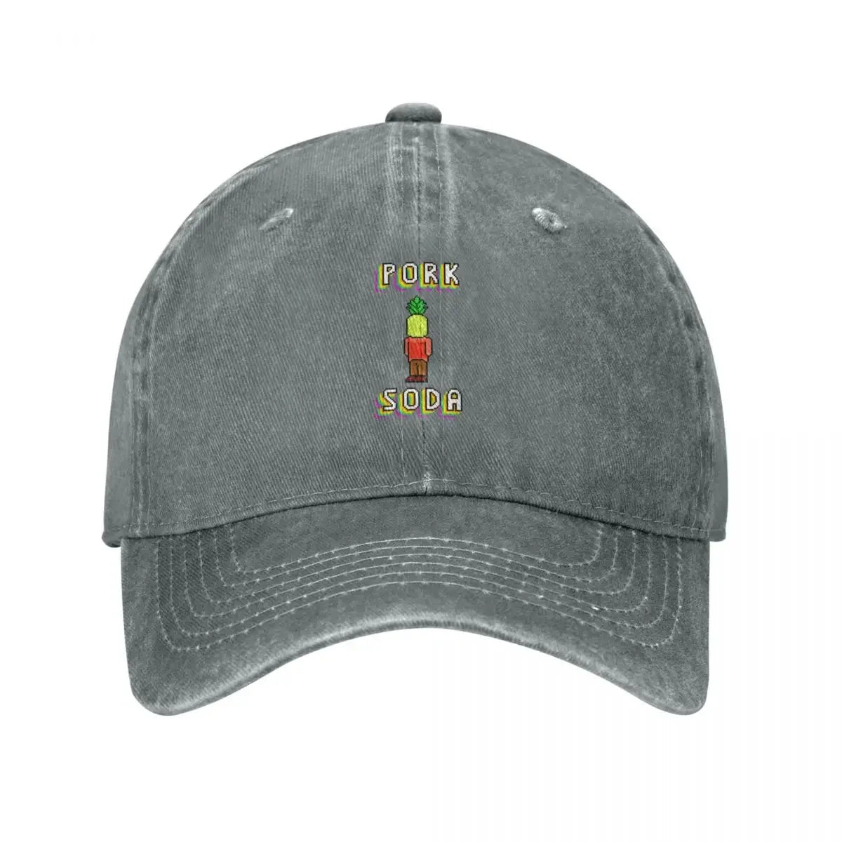 Pork Soda Pixels 1 Big Size Baseball Cap