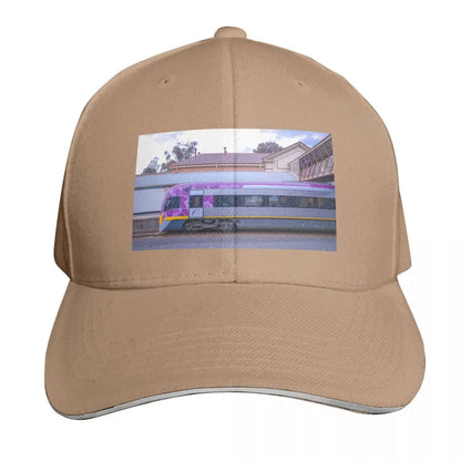 VLine Train Bendigo Vintage Baseball Cap