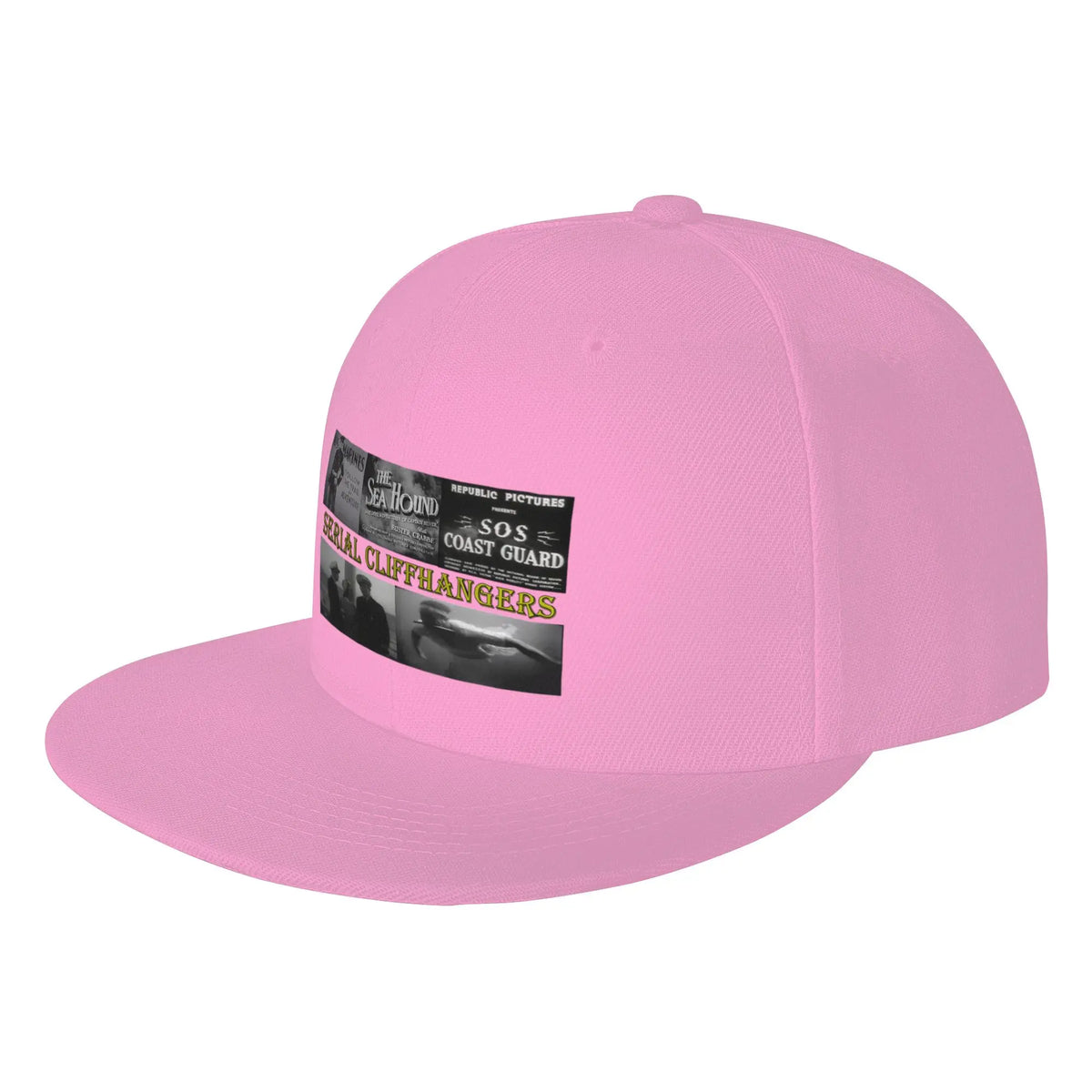 Serial Cliffhangers Flat Brim Vintage Snapback Cap