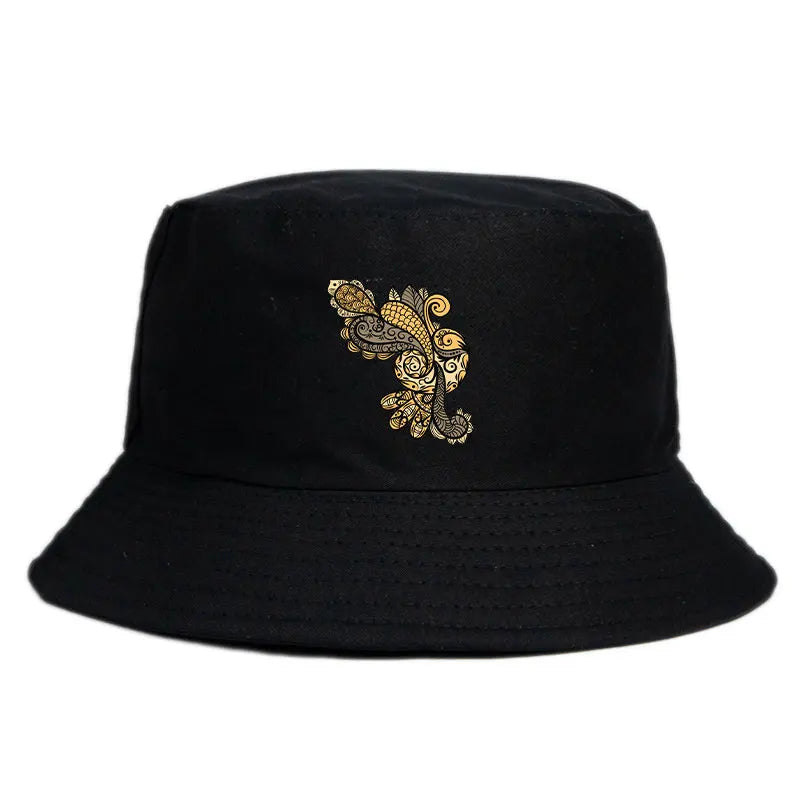Paisley Print Reversible Bucket Hat