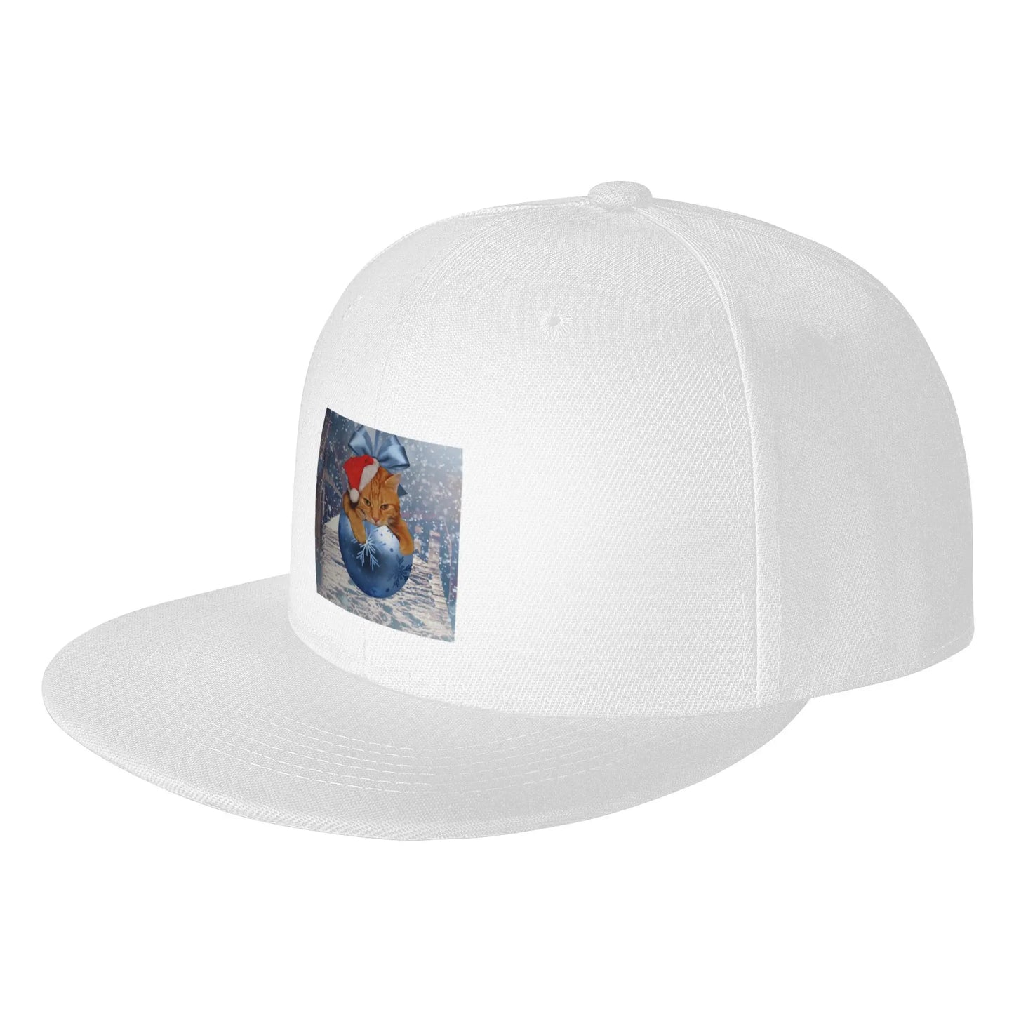 Christmas Cat Snapback Cap