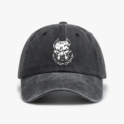 Pitbull Vintage Distressed Denim Baseball Cap