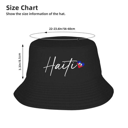 Haiti Outfit Haitian Flag Bucket Hat Summer Casual