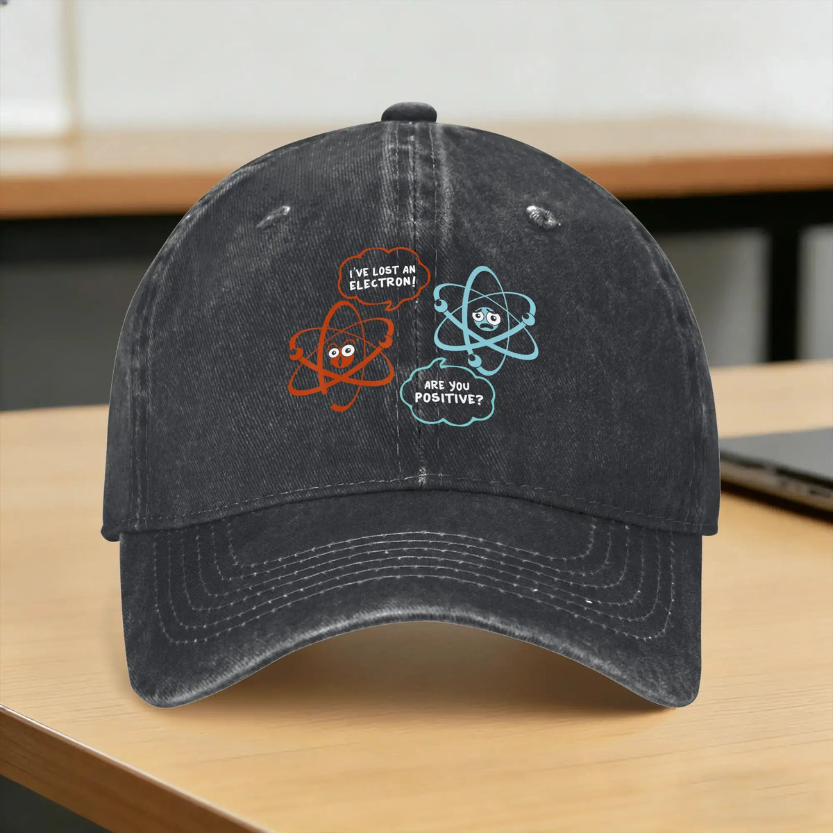 I Lost An Electron Chemistry Joke Trucker Baseball Cap