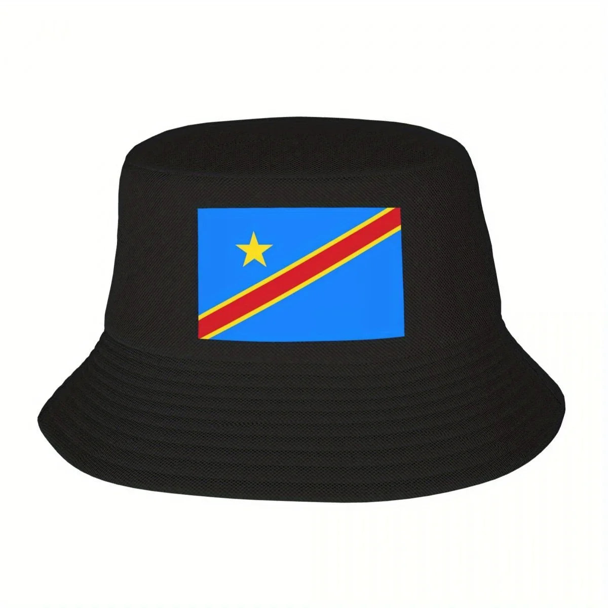 Custom Republic Of The Congo Flag Bucket Hat